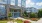 The exterior of a building with landscaping